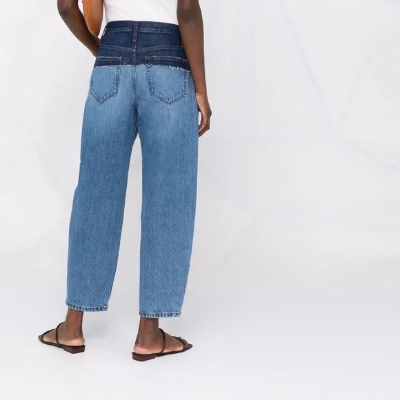 FRAME Le Brickley Reconstructed Hombre balloon-leg jeans - Picture 3 of 5